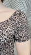 Szexi, vadító leopárdmintás molett felső 
