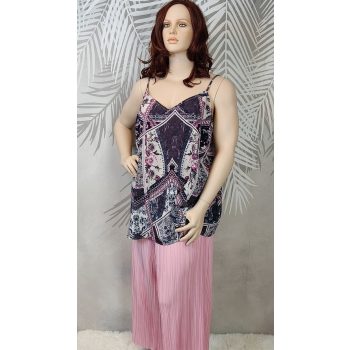 Yours csinos mintás moletti felső 50/52