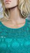Friss és energikus türkiz csipkés felső 