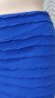 George modern és elegáns élénk kék dombormintás szoknya 