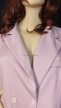 Elegáns és modern világos lila moletti zakó 