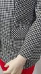 Klasszikus, elegáns kockás molett zakó 