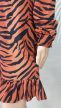 Vadító és nőies tigrismintás ruha 