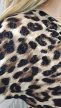 Vonzó leopárdmintás felső 