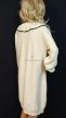 Warehouse csinos krémszínű nagy galléros ruha 