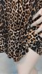 Papaya csinos leopárdmintás nagyméretű ruha 