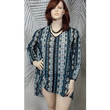 Adia fashion csinos mintás plus size tunika 