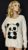 Panda mintás puha pulóver 