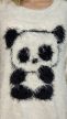 Panda mintás puha pulóver 