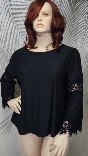 So Fabulous elegáns csipkés plus size blúz 