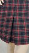 Piros-fekete skót kockás molett szoknya