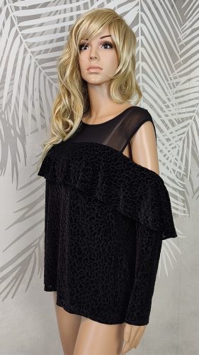 Todd Lynn elegáns off-shoulder bársony felső 