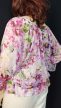 BM csodás virágmintás sifon molett blúz 