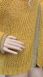 TU sárga kötött kardigán