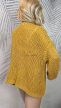 TU sárga kötött kardigán