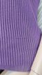 Tu lila bordázott molett felső 