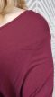 Bonprix bordó plus size tunika 