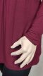 Bonprix bordó plus size tunika 
