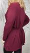 Bonprix bordó plus size tunika 