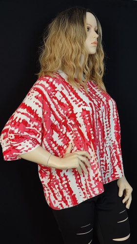 Olasz oversized lezser molett ingblúz 