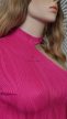 Extravagáns pink molett felső 