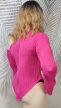 Extravagáns pink molett felső 