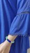 Királykék Evans pamut tunika molett méretben 