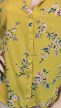 Sárga virágmintás F&F molett ingblúz 