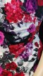 David Emanuel virágmintás plus size ruha 