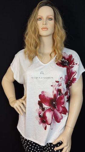 Shein virágmintás plus size felső  