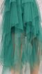 Smaragdzöld női tüllszoknya 