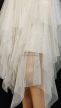 Romantikus krémszínű tüllszoknya