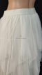 Romantikus krémszínű tüllszoknya
