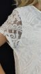 Elegáns fehér csipkeruha 