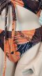 Molett narancs mintás bikini 