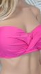 Pink bandeau bikini 