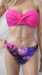 Pink bandeau bikini 