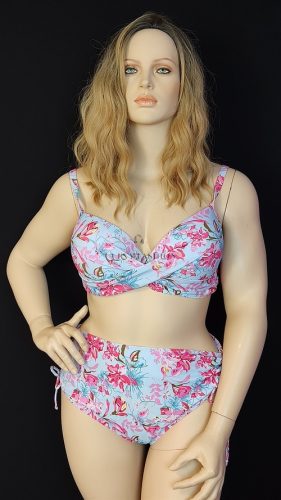 Molett virágmintás bikini 