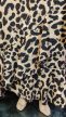 Leopárdmintás molett maxi szoknya 