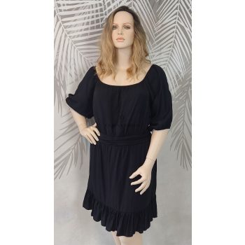 City Chic fekete női ruha nagy méretben 