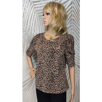   F&F leopárdmintás női felső – Curvy Fashion 42-es méret 