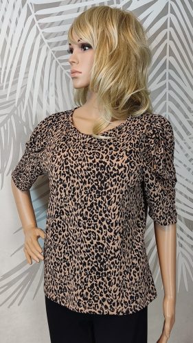 F&F leopárdmintás női felső – Curvy Fashion 42-es méret 