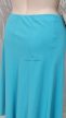 Türkizkék Papaya női szoknya 46-os méretben, lágy esésű, elegáns fazonban – Curvy Fashion kollekció.