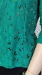 Smaragdzöld csipke blézer 46-os méret – Curvy Fashion különleges darab