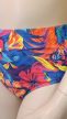 Sárga virágmintás magas derekú bikini – Curvy Fashion 46/48-es méret 