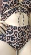 Leopárdmintás kivágott egyrészes fürdőruha – Curvy Fashion 46/48-as méret 