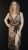 Leopárdmintás egyrészes fürdőruha strandkendővel – Curvy Fashion 46/48-as méret 
