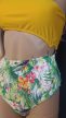 Sárga virágmintás egyrészes fürdőruha – Curvy Fashion 44/46-os méret 