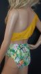 Sárga virágmintás egyrészes fürdőruha – Curvy Fashion 44/46-os méret 