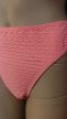 Korall színű bandeau bikini strandkendővel – Curvy Fashion 42/44-es méret 